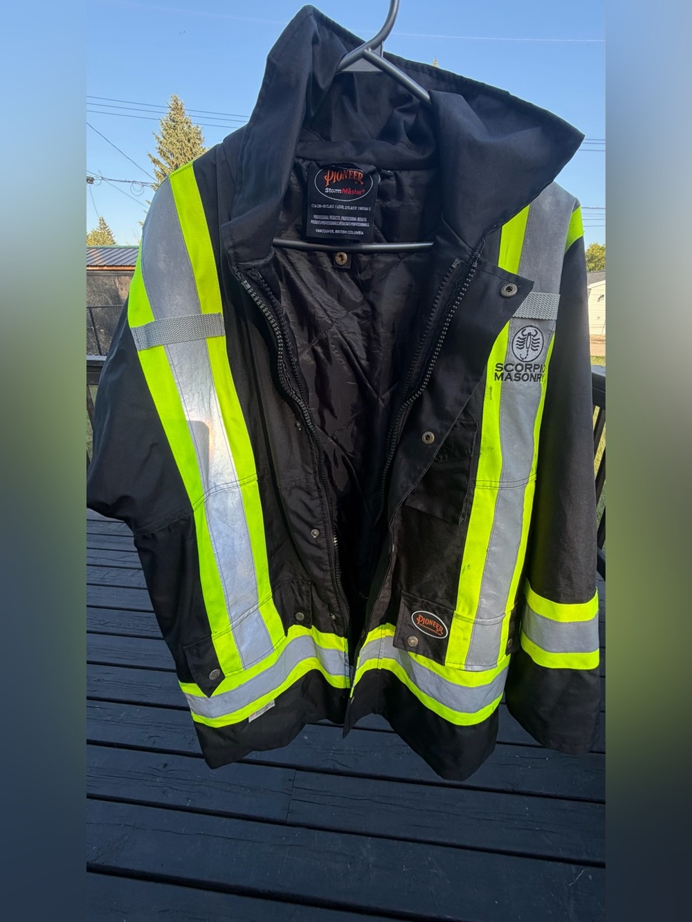 Pioneer High-Visibility Safety Work Jacket